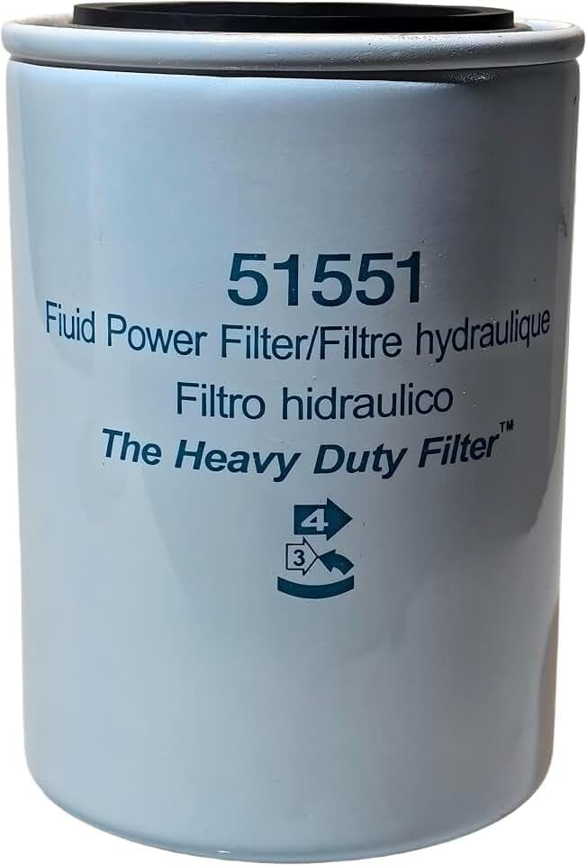 51551 51551MP BT839 Heavy Duty Hydraulic Filter Compatible with Bobcat Ford Toro Vermeer John Deere New Holland Replaces 1A9023 8057000 BT839-10 107249 7700040 201026 702483998 (1pc)