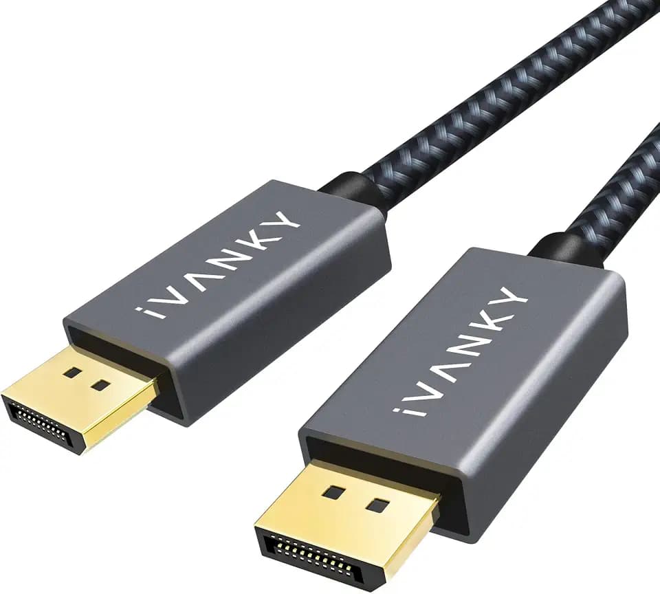 IVANKY Display Port Cable 10ft, 4K DisplayPort Cable 1.2 for Graphics Card