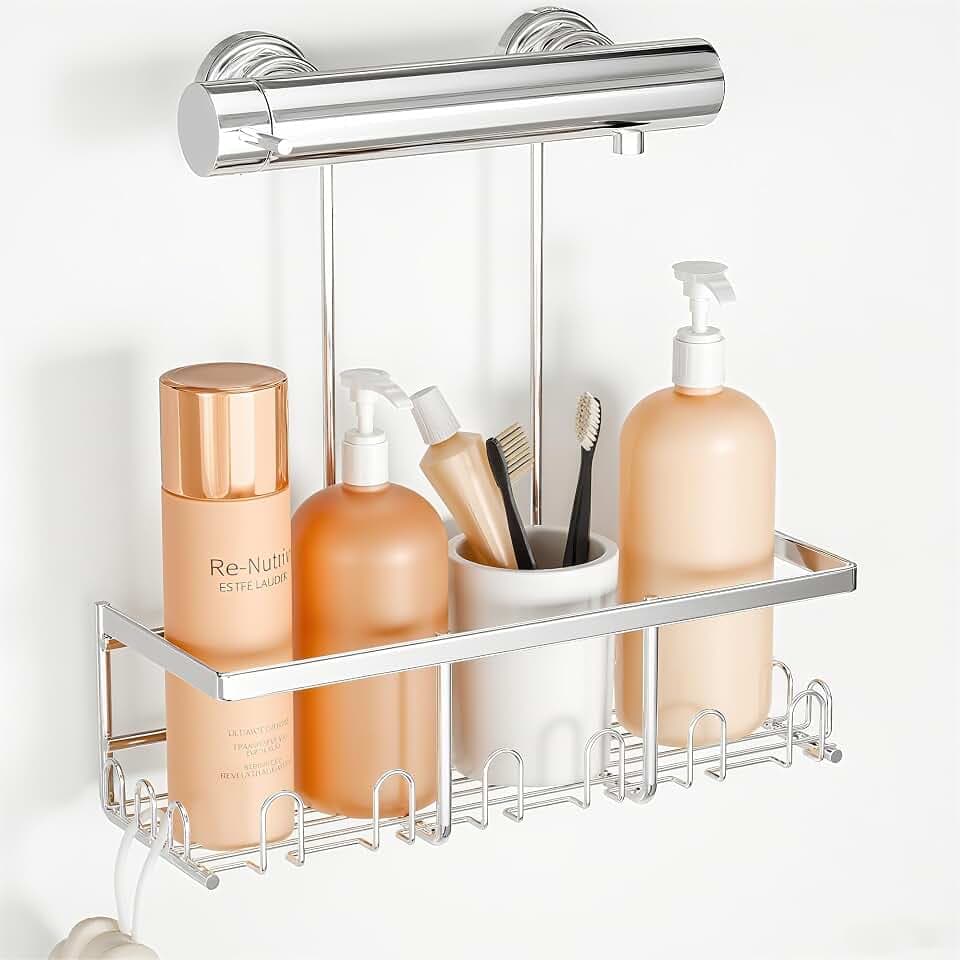 Duschregal Hängen Duschablage Ohne Bohren - Duschablage Zum Hängen Shampoo Halterung Für Dusche Duschkorb Dusche Halterung Shower Shelf Bad Regal Seifenhalter