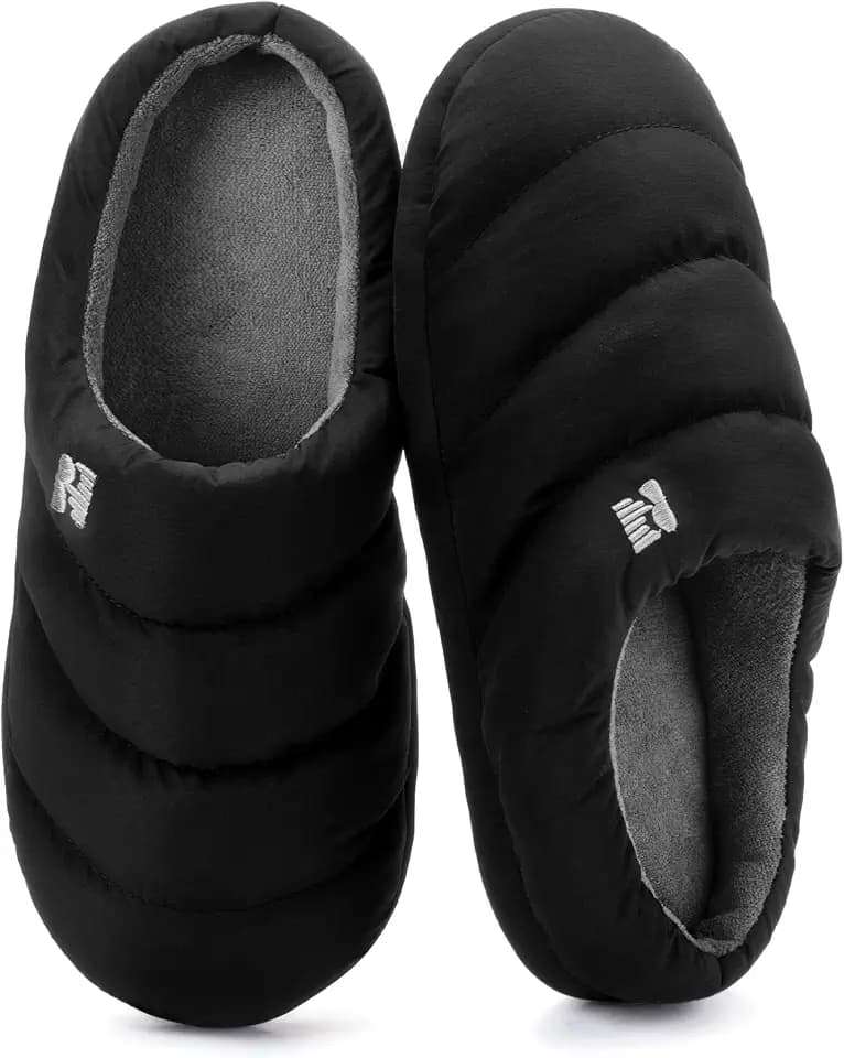 RockDove Mens Campground Puffer Slippers