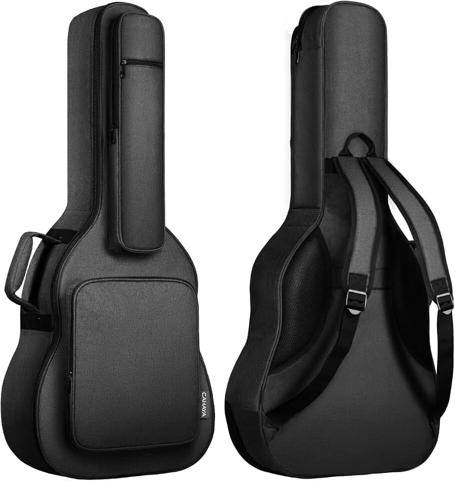 CAHAYA Gitarrentasche Gig Bag Gepolsterte Tasche 18mm Wasserdicht Gitarre Tasche