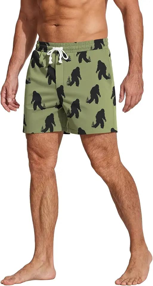 Deyeek Men's 5.5" Cotton Pajama Shorts Lounge Sleepwear with Pockets