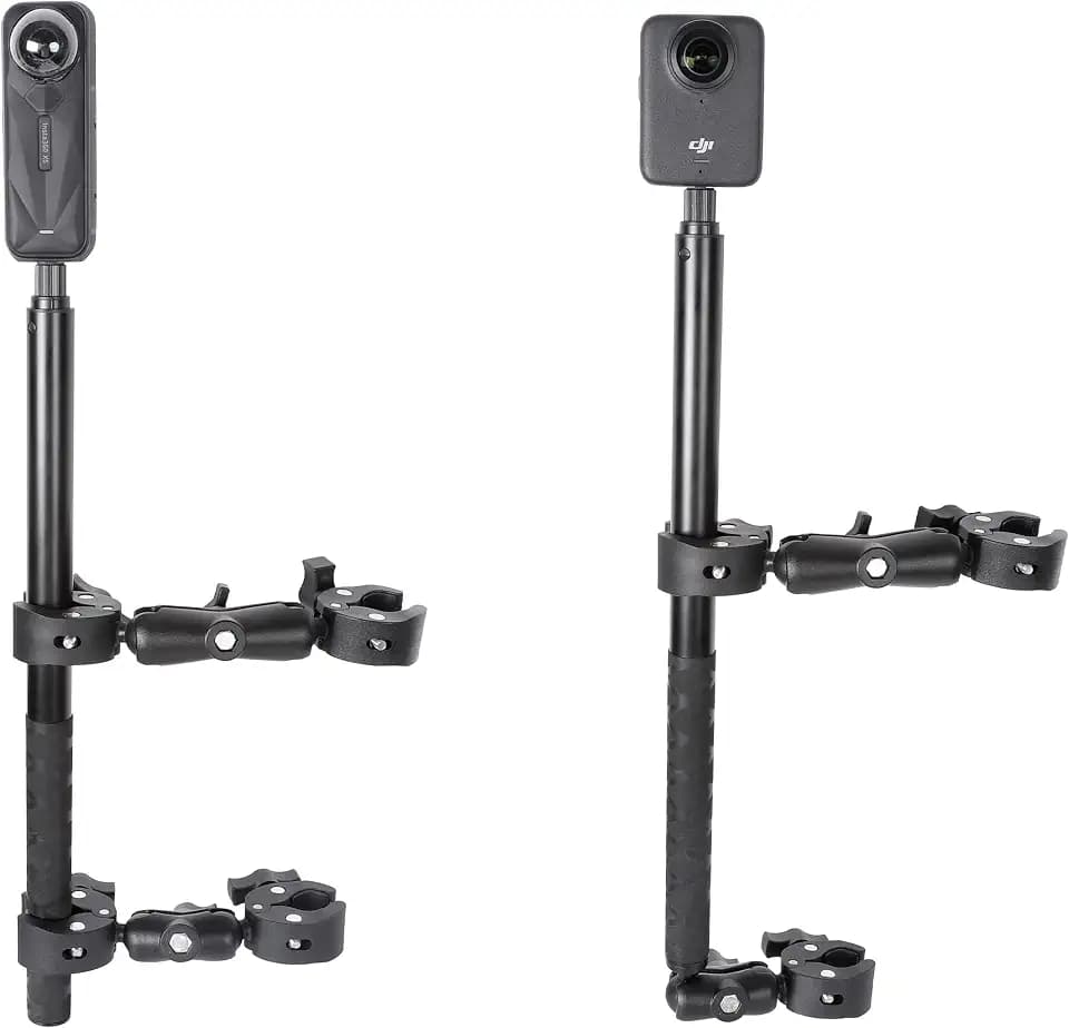 Motorcycle Mount kit for Insta360 X6 X5 X4 X3 X2 DJI OSMO 360 GoPro MAX 2