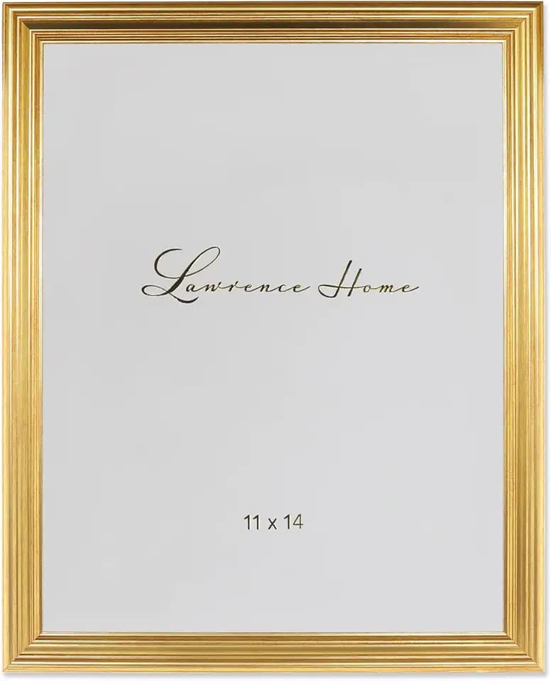 Lawrence Frames 11x14 Sutter Burnished Gold Picture Frame (536211)