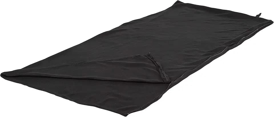 Stansport Fleece Sleeping Bag - Black (510-20), (32- X 75-Inch)