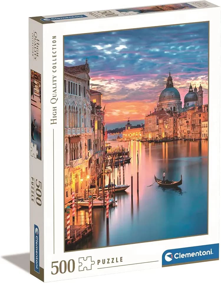 Clementoni 35056 Leuchtendes Venedig – Puzzle 500 Teile