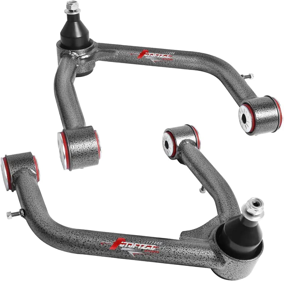 Front Upper Control Arm Lift Kit for 2019 2020 2021 2022 2023 Silverado Sierra 1500, 2-4'' Lift Tubular Suspension Kit w/Ball Joint for Chevy/GMC Adjustable Control Arms 2pcs