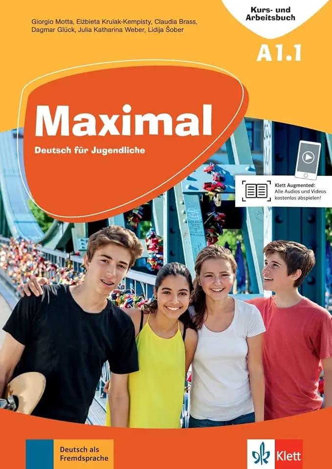 Maximal A1.1: Deutsch für Jugendliche. Kurs- und Arbeitsbuch mit Audios und Videos (Maximal: Deutsch für Jugendliche)
