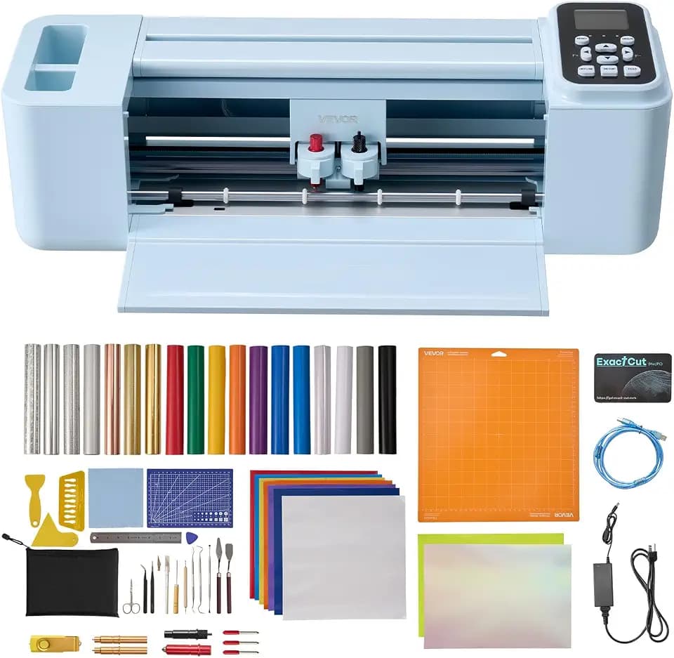 VEVOR Vinylschneidemaschine 30 cm Schneideplotter Desktop-Plottermaschine