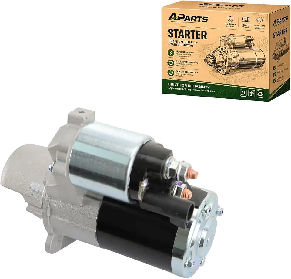 AParts Starter Fits for Cadillac CTS 2006-2014 2.8L/3.0L/3.6L,for ATS 2013-2014 3.6L，Camaro 2010-2014 3.6L, Replace# 17996N 1.4KW 12V CW 12-Groove Pulley