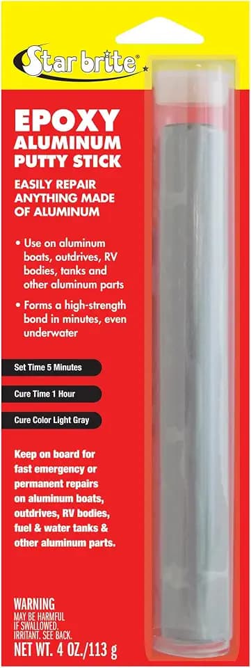 STAR BRITE Epoxy/Aluminum Putty Stick, Waterproof Repair
