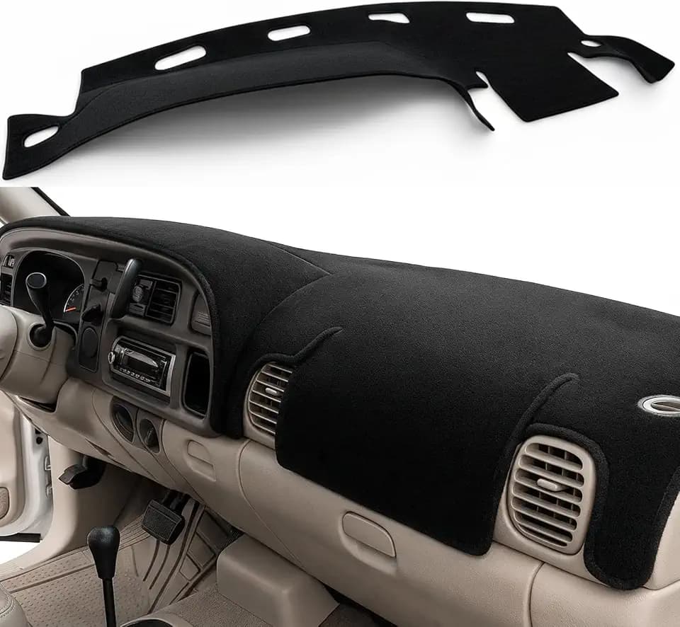 Dash Cover Custom Fit for Dodge Ram 1500 2500 3500 1998 1999 2000 2001 Dashboard Cover Dashcover Dash Mat Protector Carpet Pad Accessories