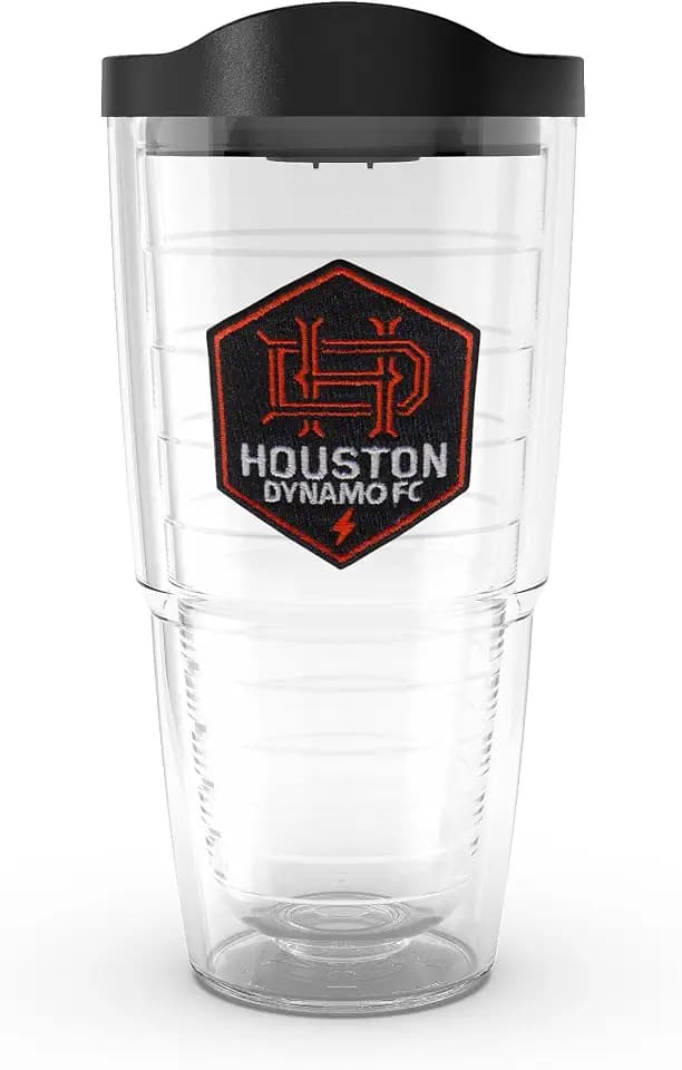 Tervis MLS Houston Dynamo FC - Primary Logo Made in USA Double Walled Insulated Tumbler Travel Cup Keeps Drinks Cold & Hot, 24oz, Classic