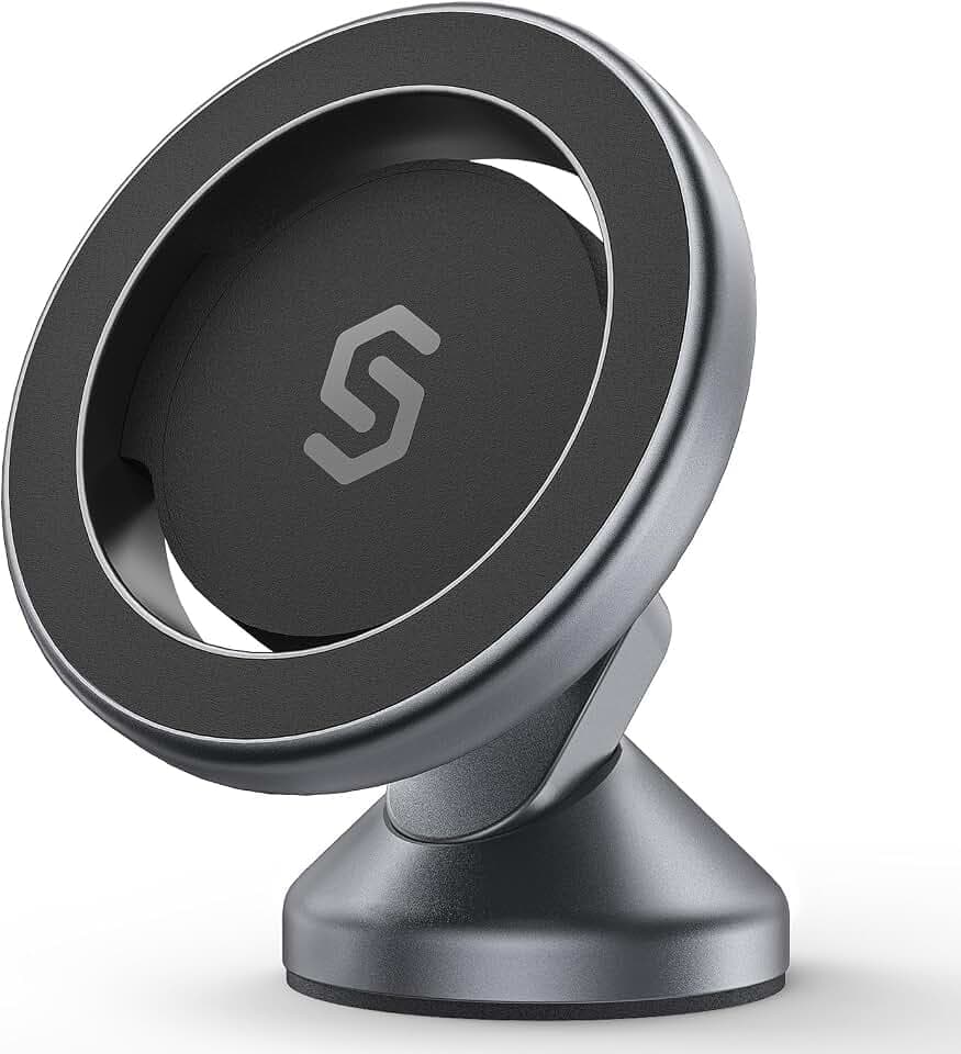 SYNCWIRE MagSafe Kfz-Halterung – Flexible Rotation, magnetische Handyhalterung für Armaturenbrett, Starke Magnete, Auto-Handyhalterung, universal, kompatibel mit iPhone 17 16 15 14 13 Pro Max, Samsung