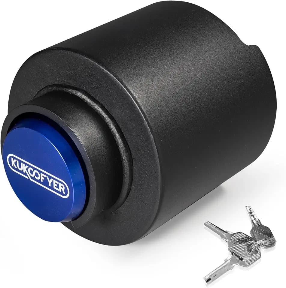 2026 Upgraded Trailer Lock Fits 2-5/16 Inch Coupler, Heavy Duty Trailer Hitch Locks, Anti-Theft Trailer Coupler Lock for RV | Cargo | Camper | Dump Trailer (Blue)