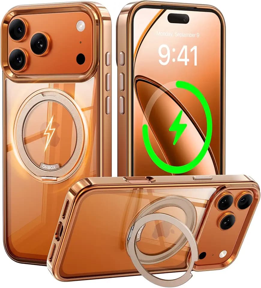 iPhone 17 Pro Max Case with Stand Magnetic iPhone 17Pro Max Case Compatible