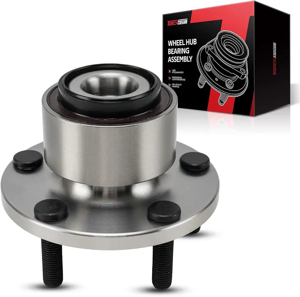 Torchbeam 513255 Front Wheel Bearing Hub Assembly for 2005-2011 Volvo S40, 2006-2013 Volvo C70, 2008-2013 Volvo C30, 2005-2011 Volvo V50 1 PC 5 Lugs