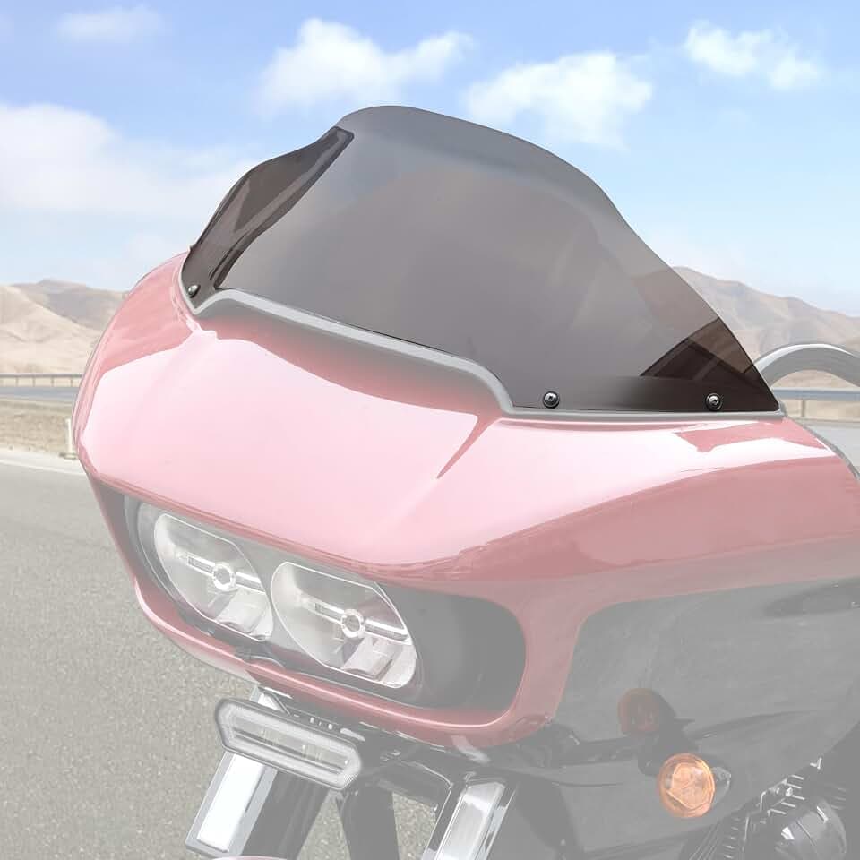 8" Windshield for Harley Road Glide 2015-2024 (Dark Tinted)
