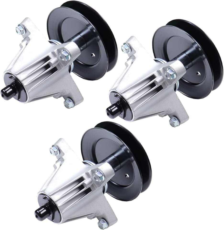 MOCW 3 PCS 618-09256 618P09256 Deck Spindle Assembly for Cub Cadet for MTD Craftsman Troy Bilt ZT1-50 ZT2-50 Z5600 Z5650 Mustang Z50 50-Inch Deck Mowers, Mounting Bolts and Threads Included