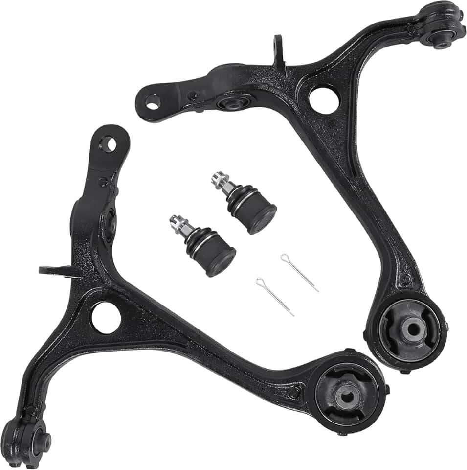 KUIPERAUTO 4PCS Front Lower Control Arm Ball joint Assembly Compatible With 2002 2003 2004 2005 2006 Honda CR-V 2.4L K640399 K640400