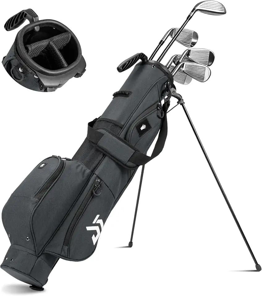 Dragon Tiger Vista 3-Way Lightweight Sunday Golf Bag for Par 3 Rounds