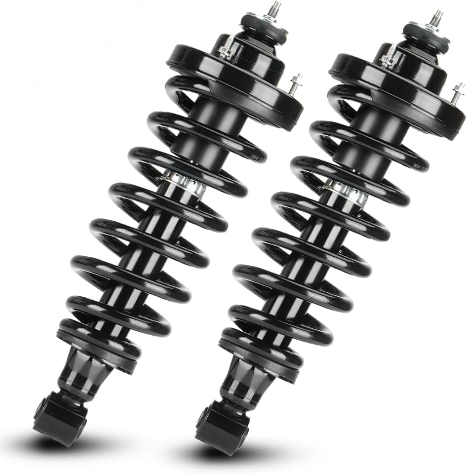Rear Complete Strut Shock Absorber with Coil Spring Assembly Fit for Ford Explorer 2006 2007 2008 2009 2010, for Mercury Mountaineer 2006-2010, Replace 171125 (Set of 2)