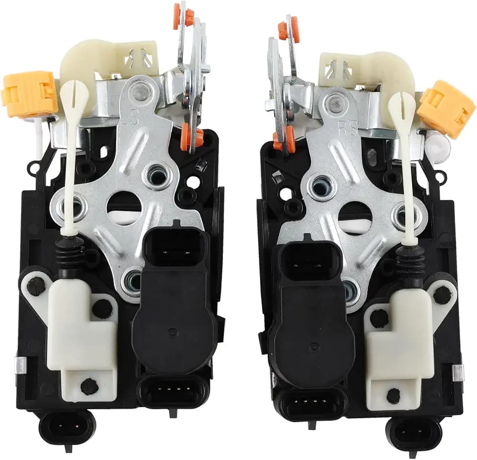 Door Lock Latch Actuator Front Left and Right, Front Driver and Passenger Side, Compatible with 1999-2000 Chevrolet Silverado Suburban Tahoe GMC Sierra Yukon, Replaces# DLA999 931-209 16637321