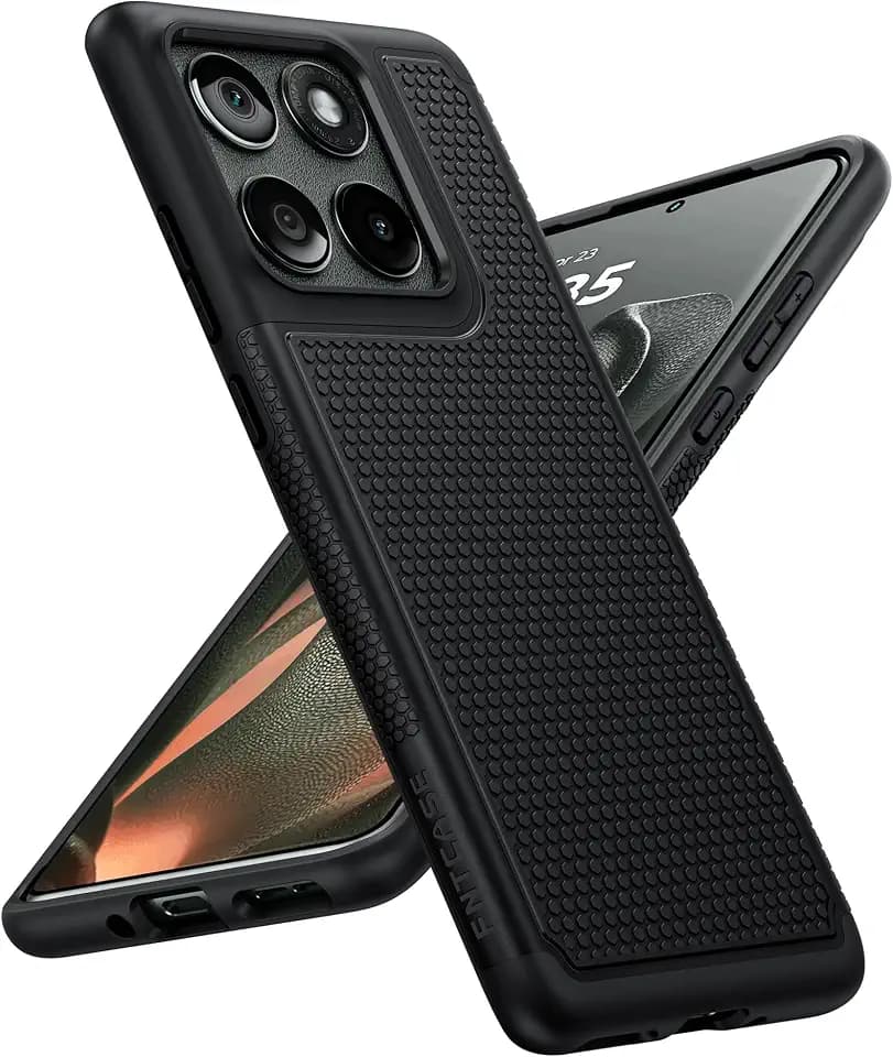 FNTCASE for Motorola Edge 2025 Case: Dual Layer Non Slip Matte Textured