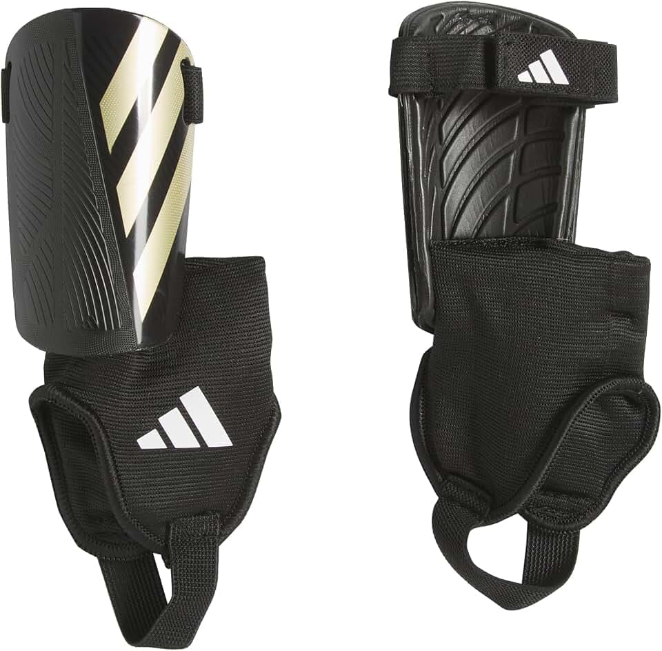 adidas Unisex Kids TIRO SHINGUARD Match JUNIOR, Black/Gold Metallic/White, L