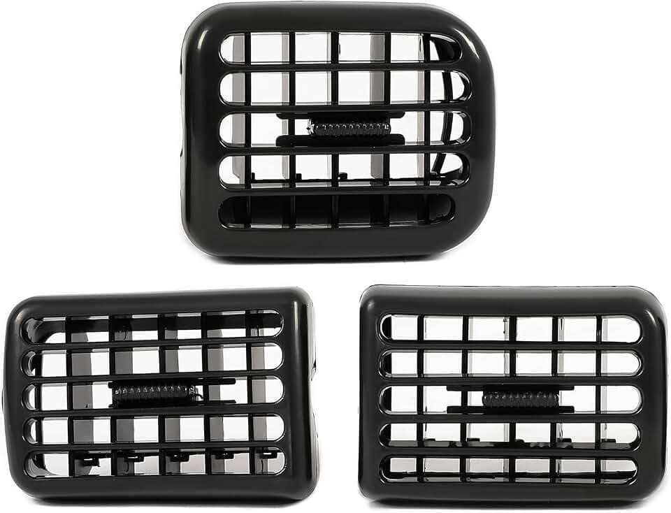 ALMULOO A/C Heater Dash Bezel Vents Compatible with 1998-2002 Ram 1500