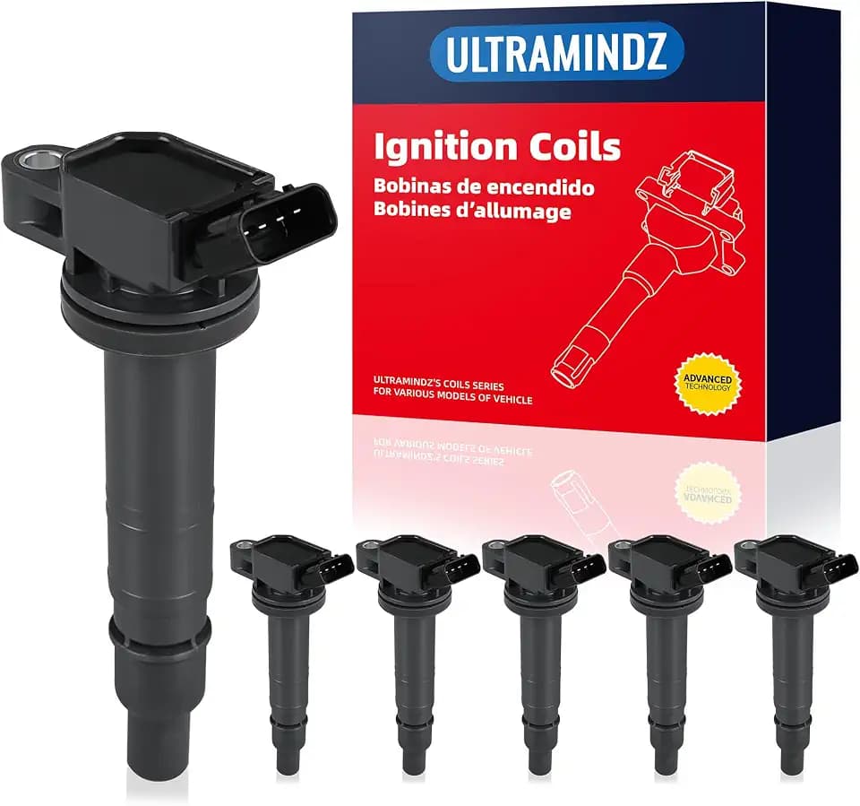Ignition Coil Pack for Toyota Tacoma V6 4.0L 2005-2015 FJ Cruiser V6 4.0L 2007-2009 Tundra V6 4.0L 2005-2010 4Runner V6 4.0L 2003-2009 90919-02248 90919-02260 90919C2002 90919C2006 90919T2008