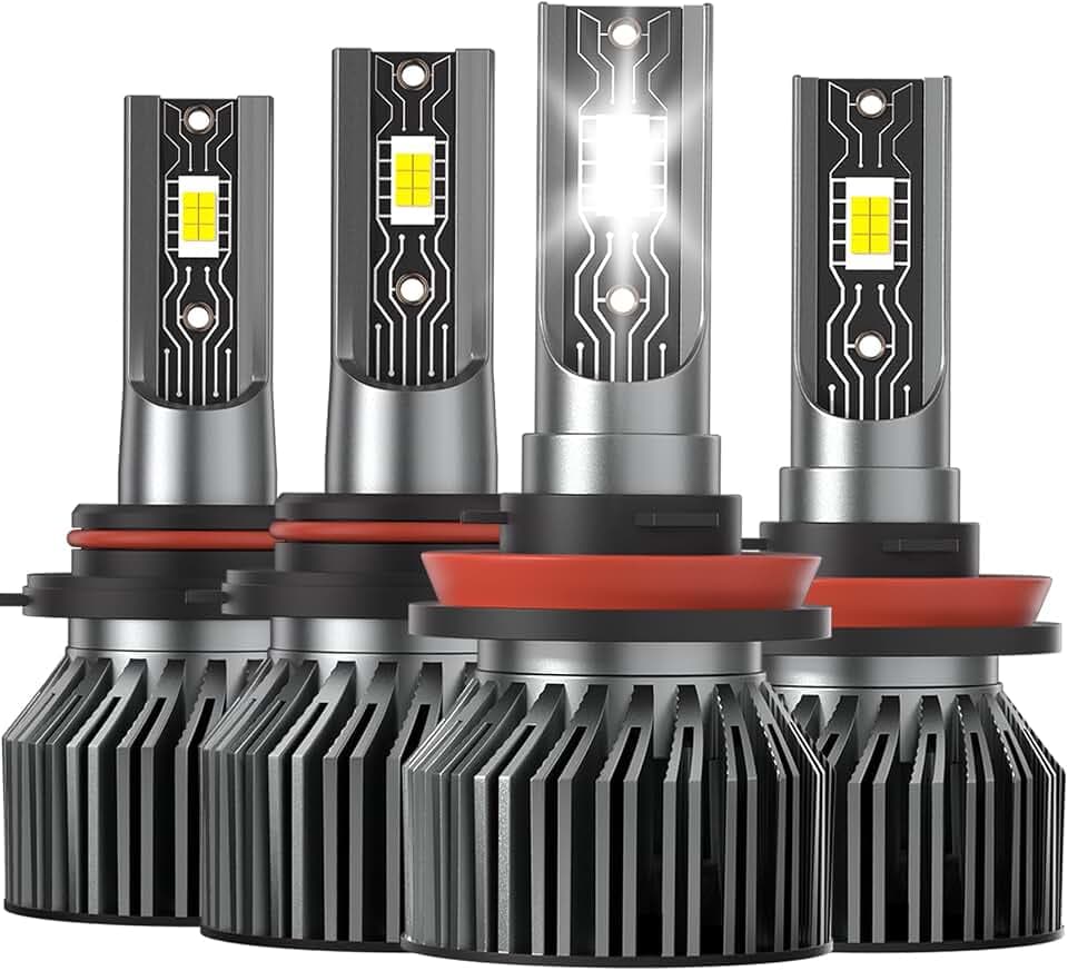 Upgrade Hi/Lo Bulbs Fits With 2007-2021 Chevy Tahoe/Silverado 2500HD 3500HD