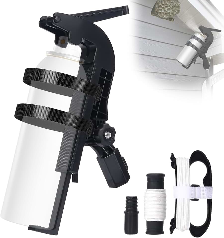Adapter für Verlängerungsstange für Sprühpistole, Adapter für Halterung mit verstellbarem Winkel für Wespen, Hornissen und Bienen, Verlängerungsarm