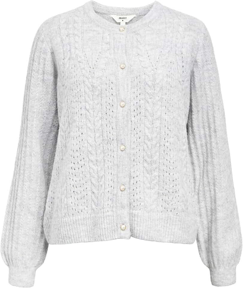 Object Female Strickjacke Zopfstrick