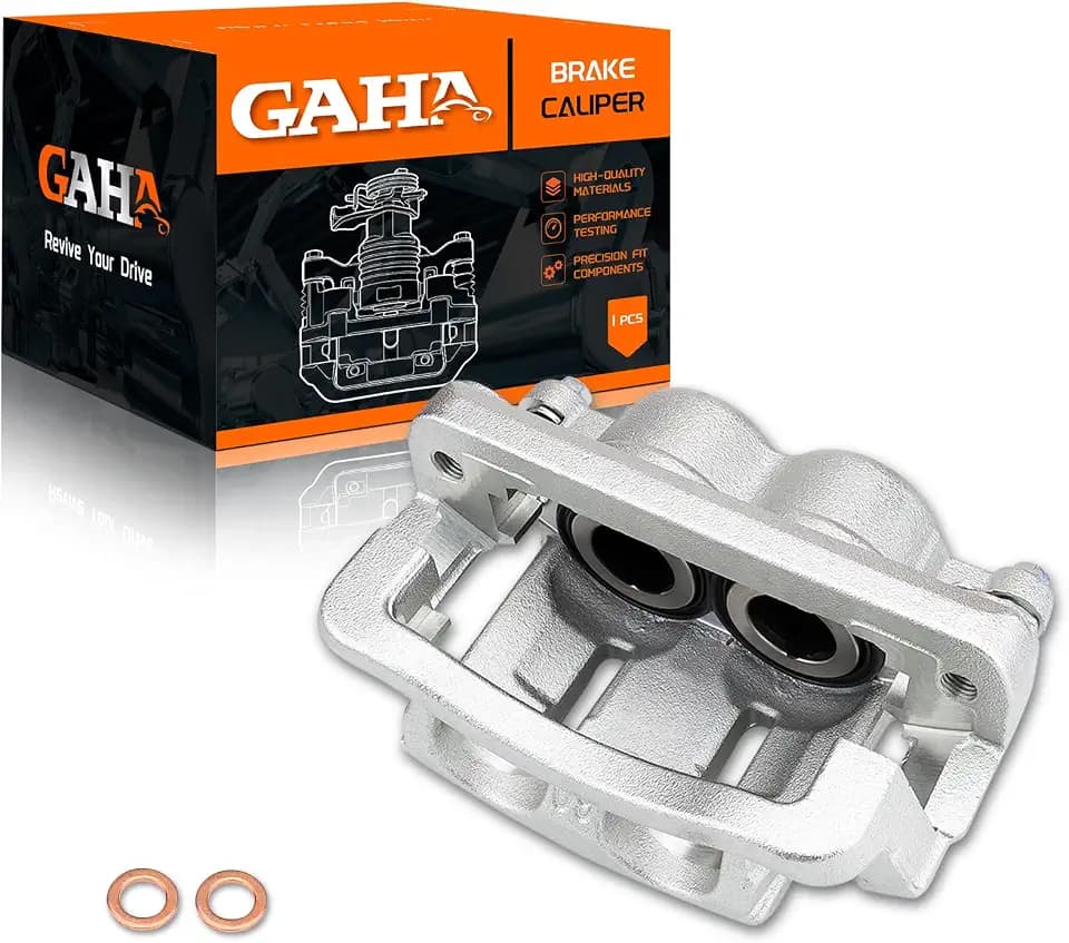 GAHA 18B5023 Front Left Disc Brake Caliper Assembly with Bracket