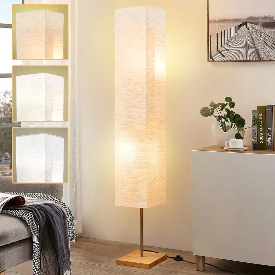 GyroVu 65" Stehlampe für Wohnzimmer, 3-stufig Dimmbare LED Stehlampe