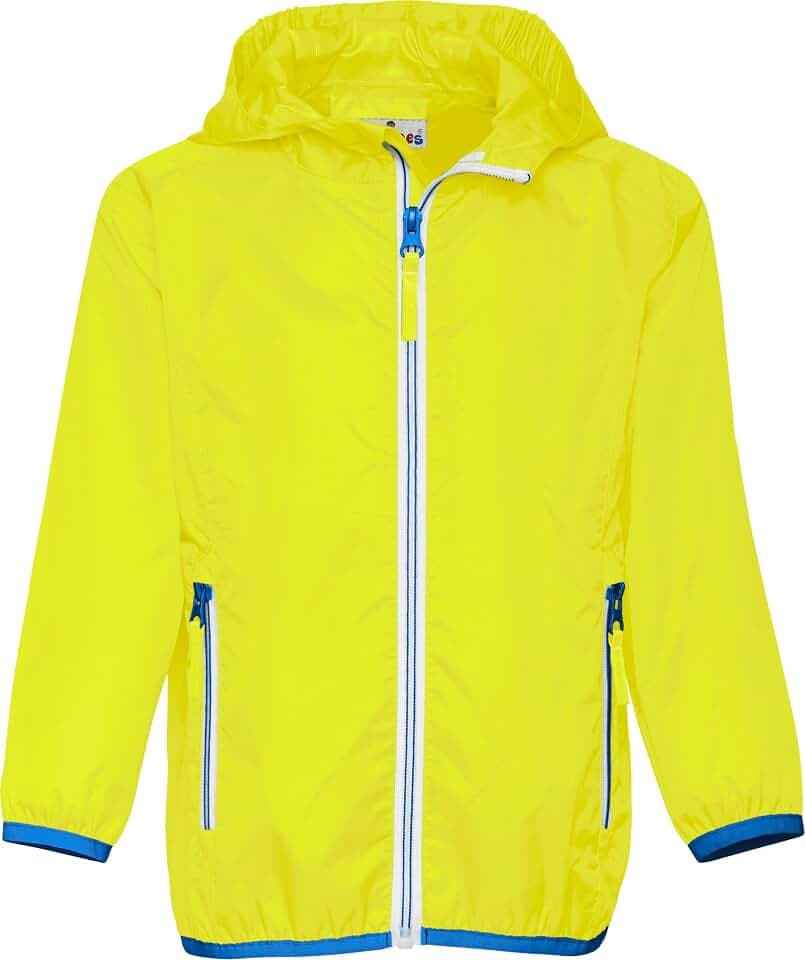 Playshoes Unisex Kinder Faltbare Regen-jacke Funktions-Jacke Regenmantel Regenbekleidung (1er Pack)