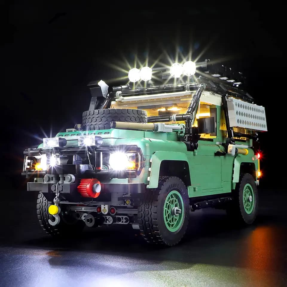 BRIKSMAX 10317 Led Licht für Lego Klassischer Land Rover Defender 90 - Compatible with Lego Icons Bausteinen Modell - Ohne Lego Set