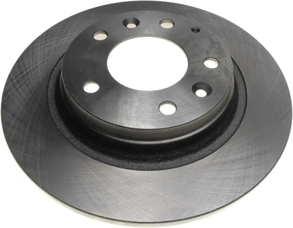ACDelco Silver Rear Brake Rotor 18A1493A | GM 19261813 Brake Rotors for Select Ford Fusion, Lincoln MKZ, Zephyr, Mazda, Mercury, and more