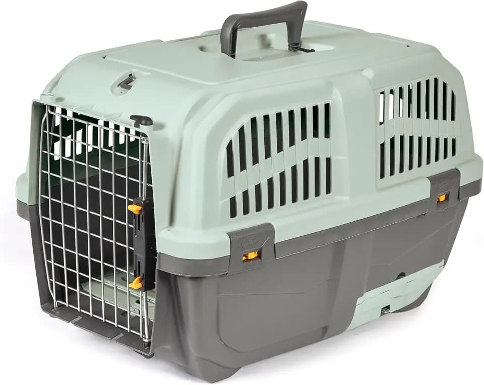 Midwest Homes for Pets Skudo 24” Plastic Cat Carrier with Integrated Litter pan