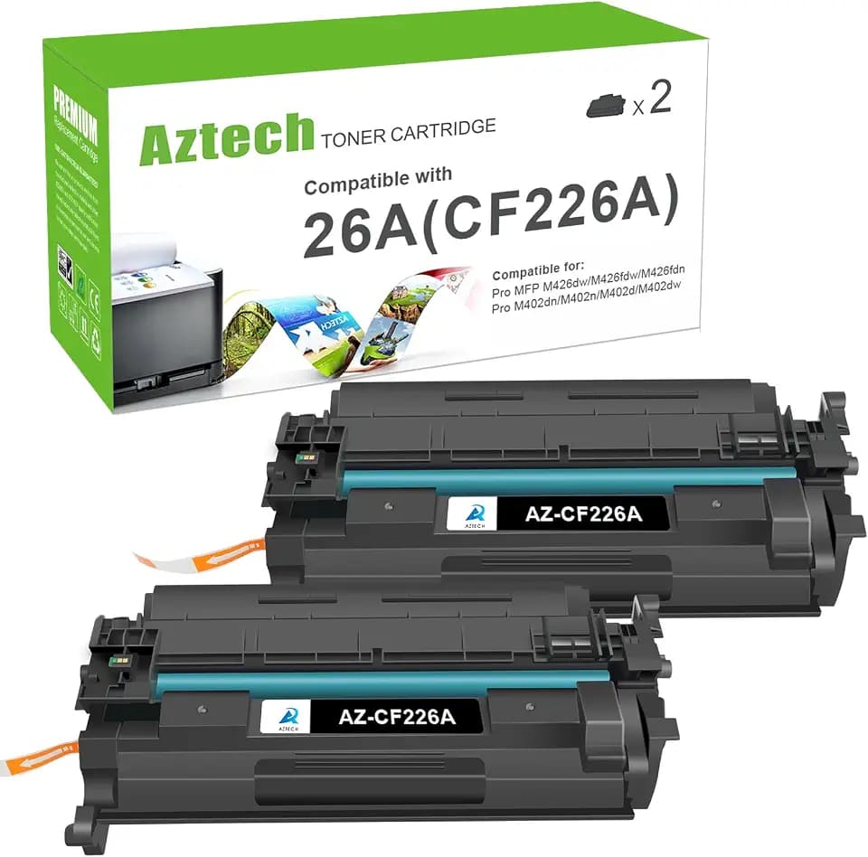 26A CF226A Toner Cartridge for HP Printer 26X CF226X MFP M426fdw 2 Pack