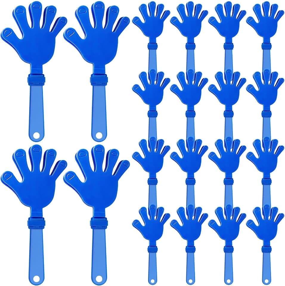 Sratte 20 Pcs 7.5 Inch Hand Clappers Noisemakers Bulk Clappers Noisemakers