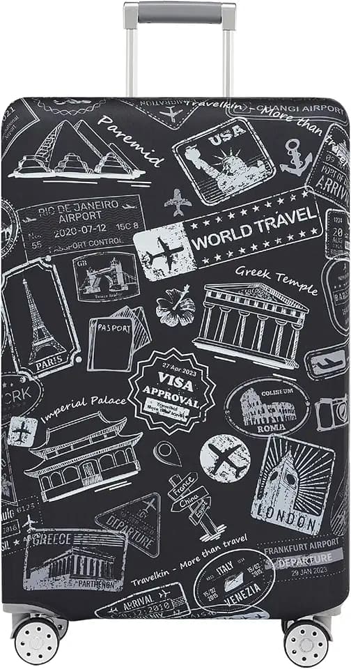 Travelkin Luggage Covers For Suitcase Tsa Approved Suitcase Cover Protector