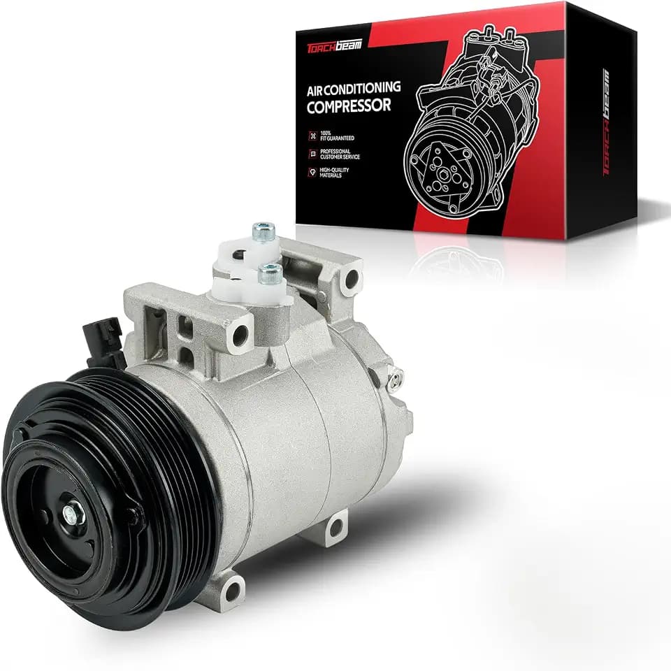 Torchbeam AC Compressor w/Clutch Fit for Jeep Wrangler 2012-2017, OE:639980