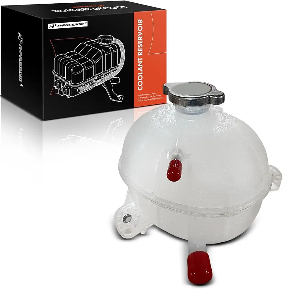 A-Premium Engine Radiator Coolant Expansion Overflow Reservoir Tank W/Cap