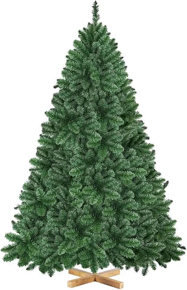 Yaheetech 183 cm Künstlicher Weihnachtsbaum Christbaum Kunstbaum, Grün