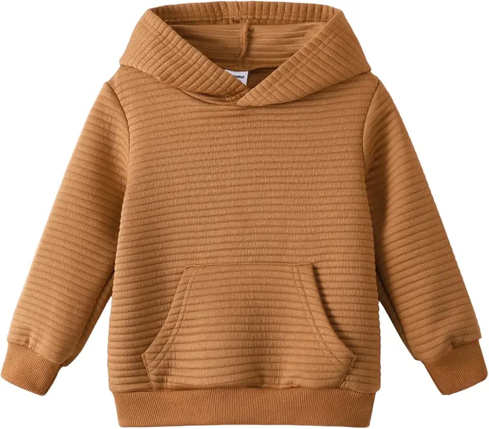 PATPAT Baby & Jungen Kapuzenpullover Herbst Winter Hoodie Sweatshirt, Weich, Elastisch & Atmungsaktiv, 18 Monate–6 Jahre