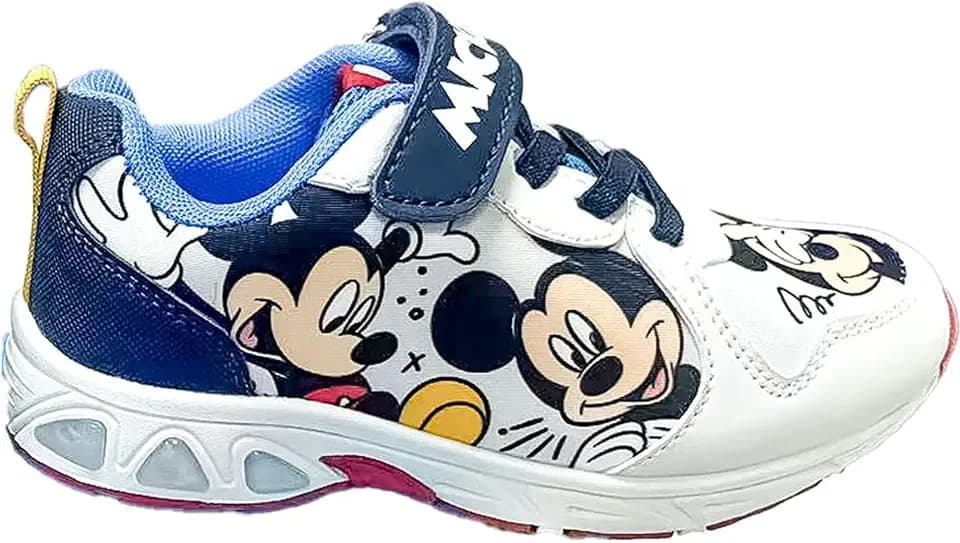 CERDÁ LIFE'S LITTLE MOMENTS Unisex Kinder kindersneaker mit Interaktiven Led-lichtern Mickey TPR-Sohle Sneaker