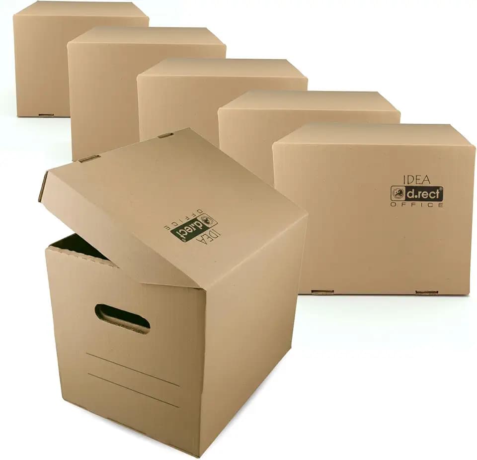 D.RECT Archivbox A4 6er Set KEEP.IT IDEA säurefrei 360 g/m²