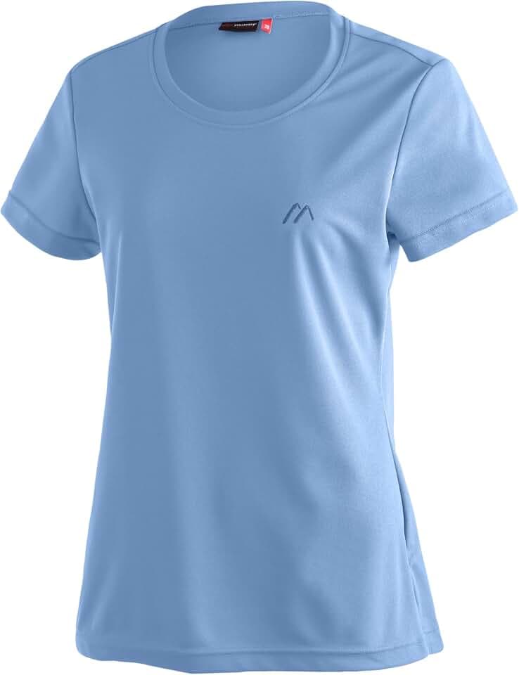 Maier Sports Waltraud, Damen T-Shirt, Funktionsshirt mit Rundhals